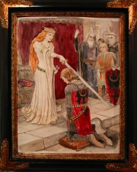 'The Accolade' by Edmund Blair Leighton