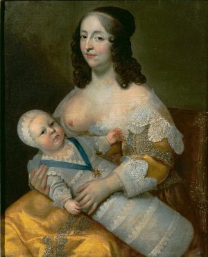 Louis XIV and his wet-nurse