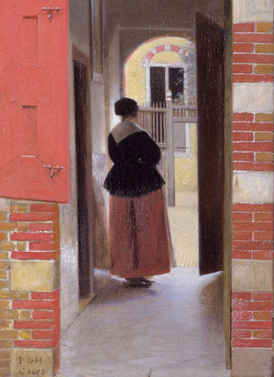 Courtyard of a House in Delft