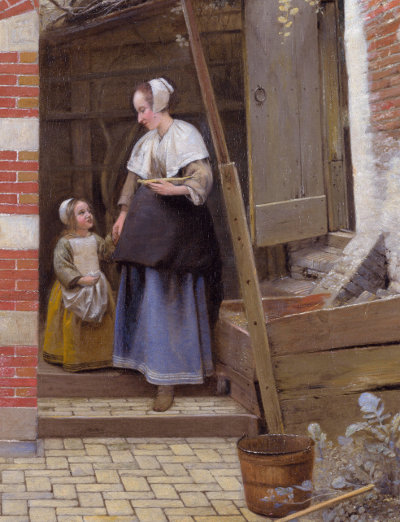 Courtyard of a House in Delft