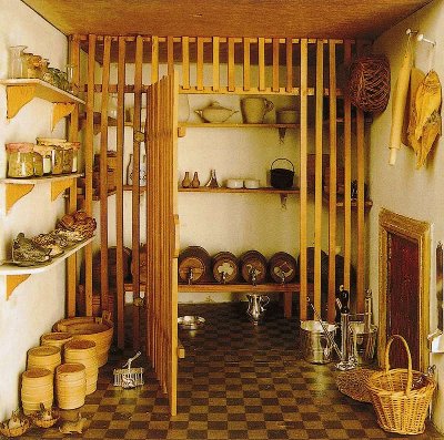 Cellar in Dollhouse of Petronella Dunois