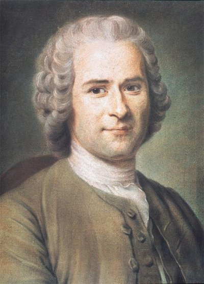 Portrait of Jean Jacques Rousseau