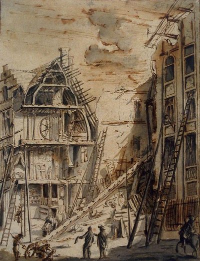 Ruins after a Fire