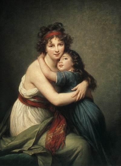 Self-Portrait with Daughter, Julie