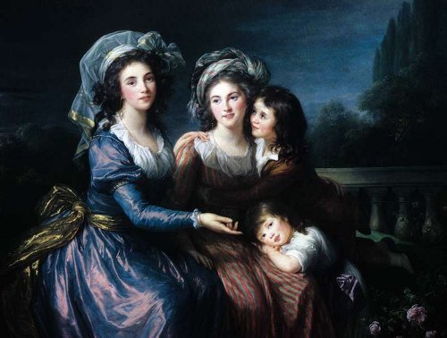 Marquise de Pezay and the Marquise de Rouge with Her Two Sons